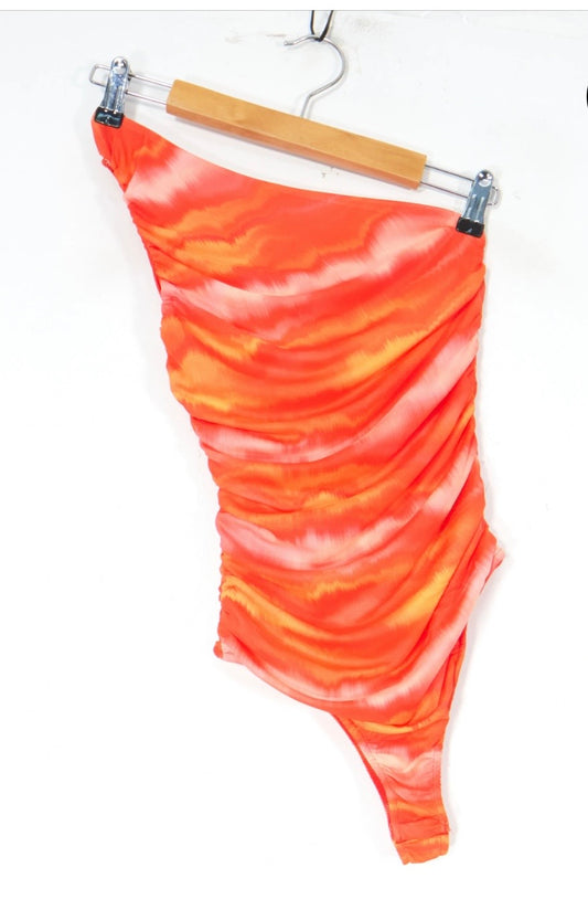 Body asymétrique rouge