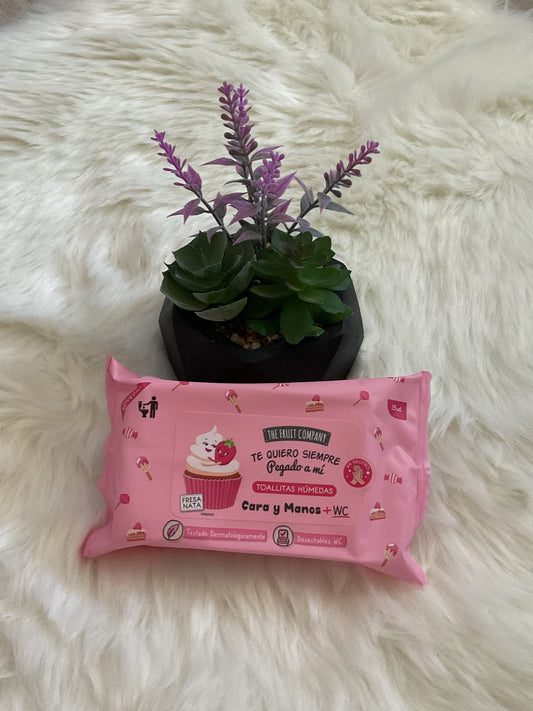 Lingettes humides - Fraise Chantilly