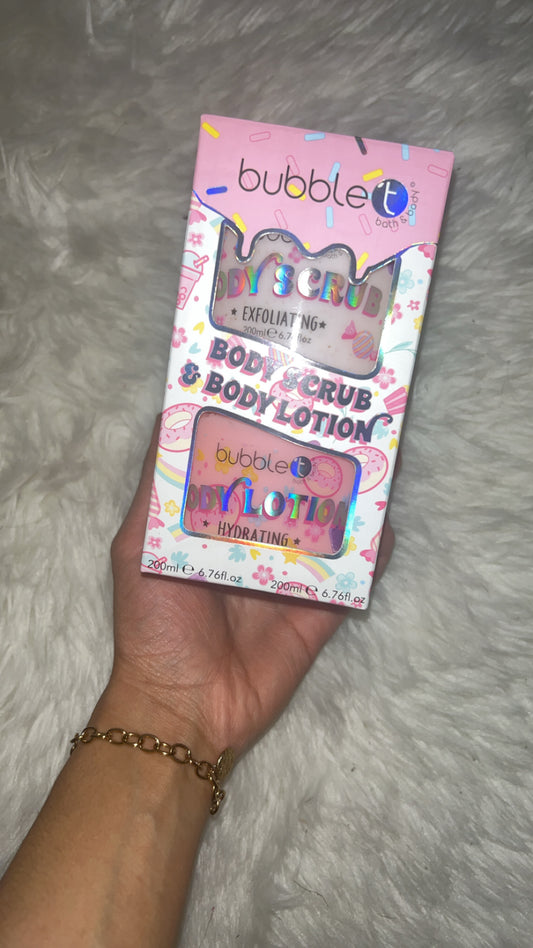 Coffret gommage et lotion pour le corps