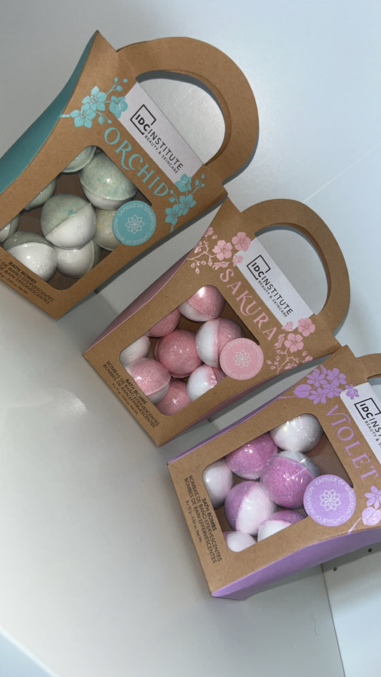 Pack 8 bombes de bain 15g